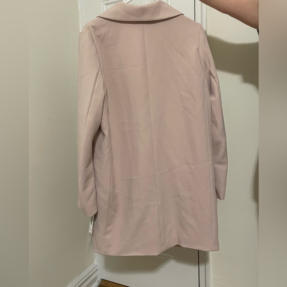 Women’s Blush Pink Tahari Long Coat size Large - Picture 2 of 2